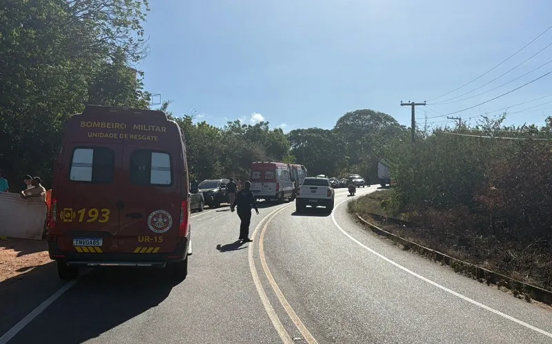 Colisão entre três motos causa morte e deixa três feridos na Rodovia João Bebê Água, em São Cristóvão