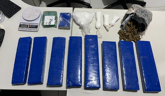 Polícia Civil apreende 10 kg de drogas e prende suspeito em Lagarto