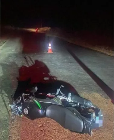Motociclista morre ao perder controle e cair na SE-170 em Nossa Senhora de Lourdes