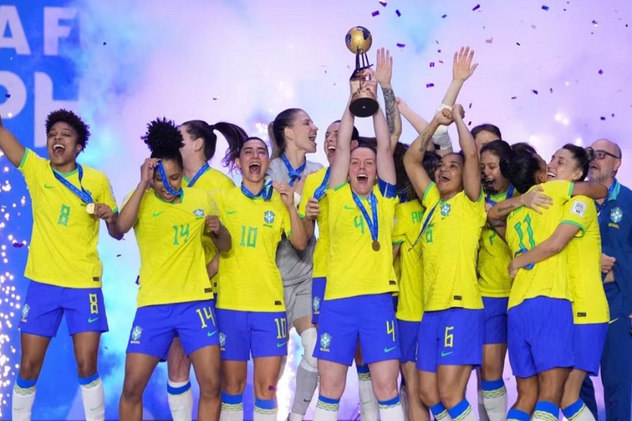 Brasil vence Portugal e conquista a Copa do Mundo de Futsal Feminino
