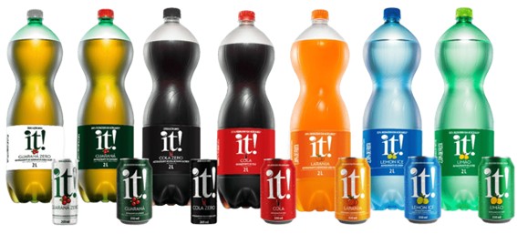 Refrigerante it! lança novas embalagens e expande linha zero