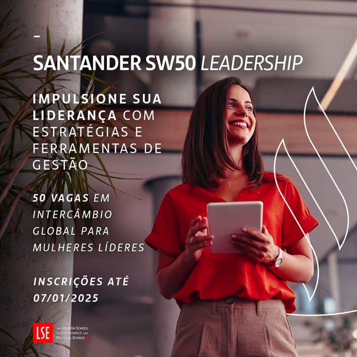 Santander oferece bolsas para lideranças femininas estudarem em Londres na nova edição do SW50