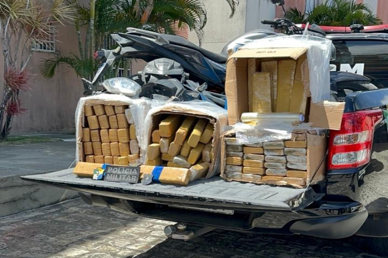 Ação do Getam resulta na apreensão de mais de 100 quilos de drogas na Grande Aracaju