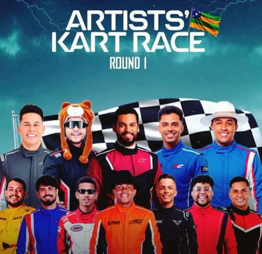 Artists’ Kart Race movimenta a Orla de Atalaia com música e velocidade nesta quarta-feira (03)