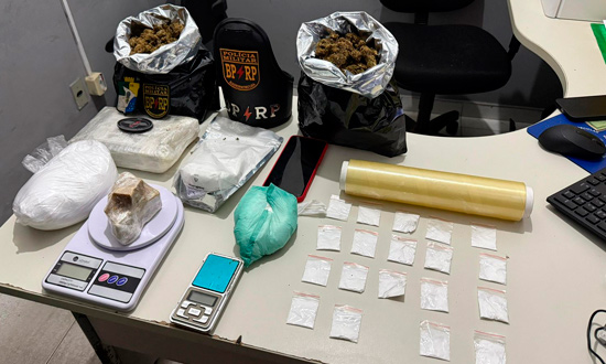 Mulher é detida com mais de 3 kg de drogas em Boquim