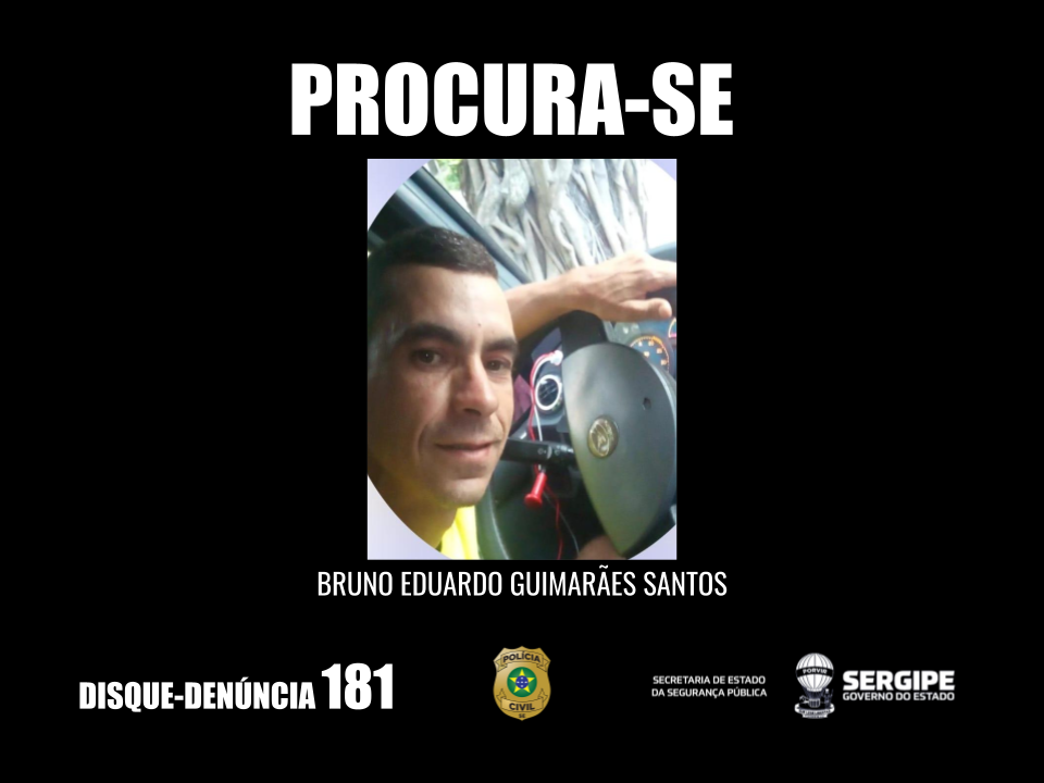 Polícia Civil exibe foto de suspeito foragido por morte de farmacêutico em Aracaju