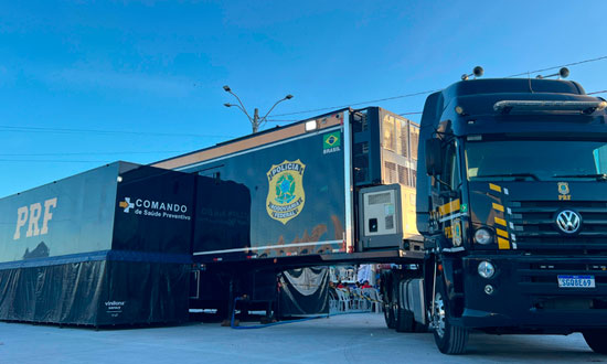 Carreta da Saúde da PRF retoma atendimentos gratuitos em Sergipe durante janeiro