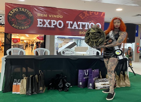 Expo Tattoo volta ao Shopping Prêmio com 42 tatuadores de várias regiões do país