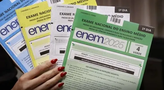 Notas do Enem serão liberadas em 16 de janeiro, informa MEC