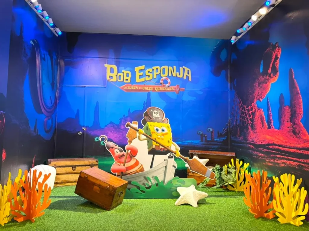 Bob Esponja ganha parque temático de férias no RioMar Aracaju