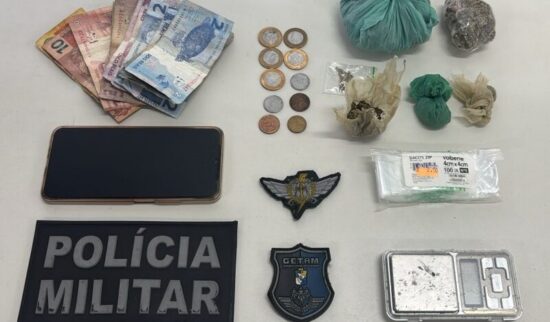 Polícia prende casal por tráfico e apreende maconha na Estrada da Jabotiana em Aracaju