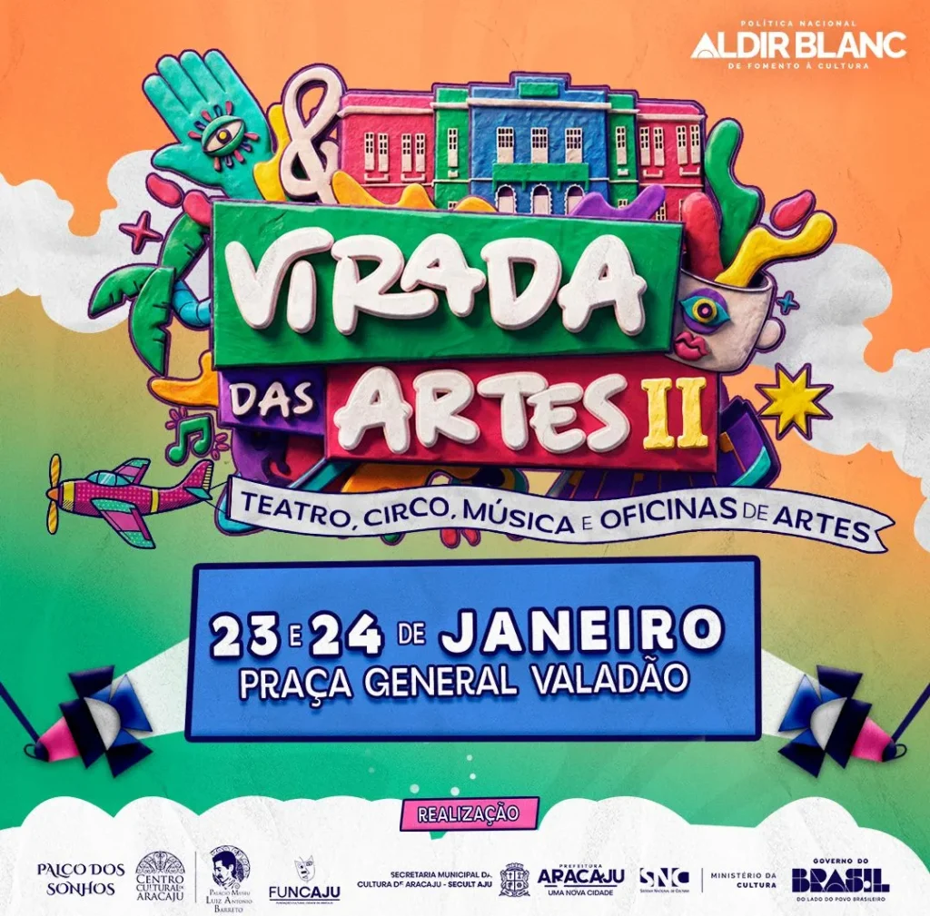 Praça General Valadão sediará II Virada das Artes com programação gratuita no fim de semana
