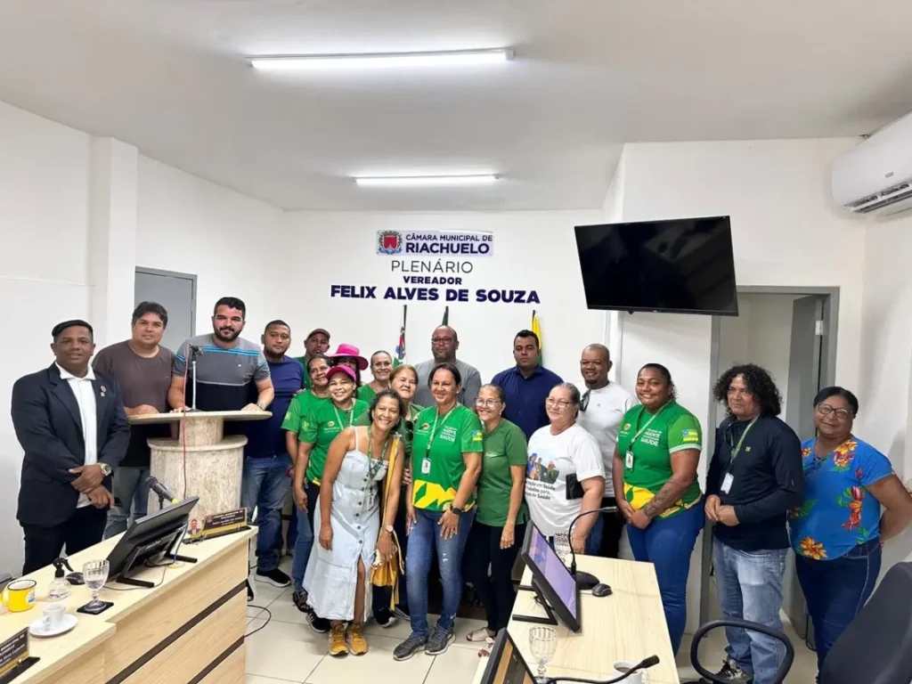 Câmara de Riachuelo fixa piso de R$ 3.242 para agentes de saúde e de endemias