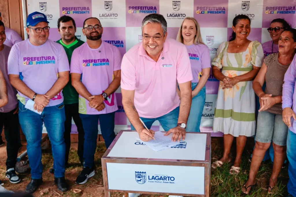 Prefeitura de Lagarto libera R$ 1 milhão para pavimentar 11 ruas com paralelepípedos