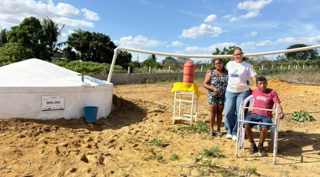 Seasic instala 24 cisternas em Pedra Mole e amplia acesso à água no semiárido de Sergipe