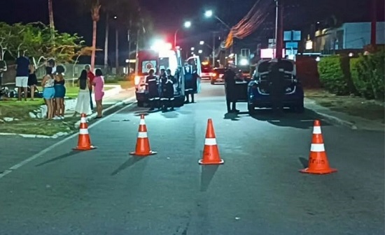 Motociclista morre após colisão com carro na Avenida José Carlos Silva, em Aracaju