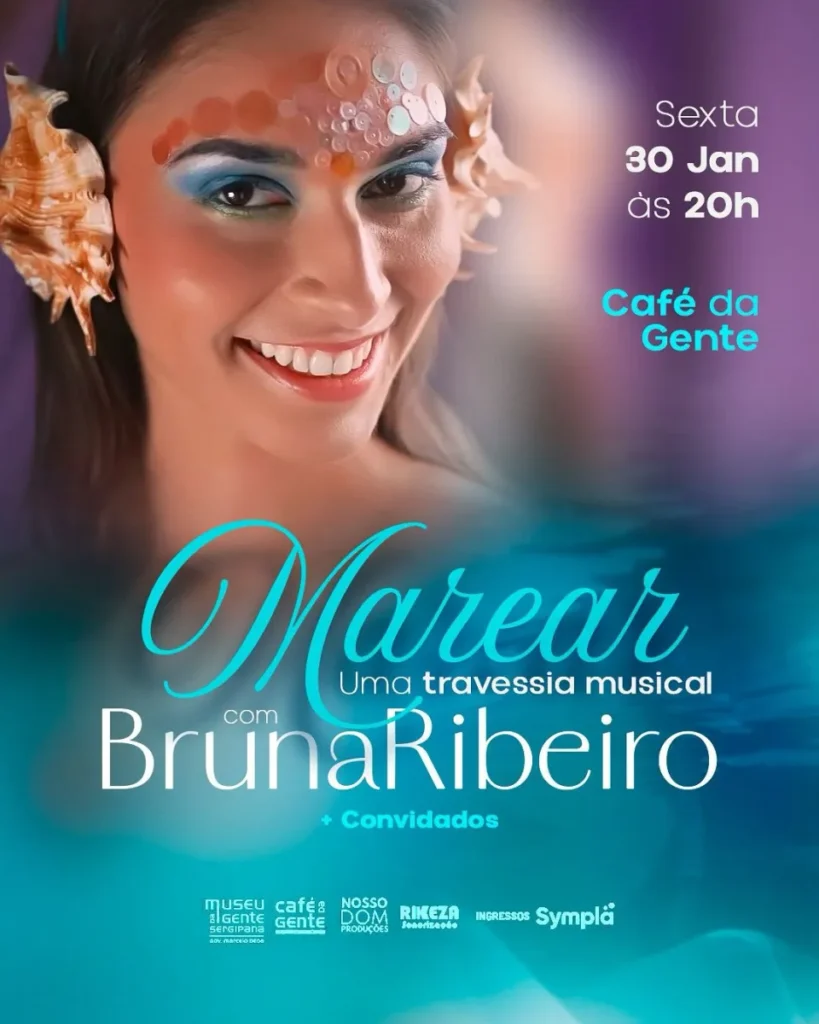 Bruna Ribeiro apresenta “Marear” em homenagem a Yemanjá no Centro de Aracaju