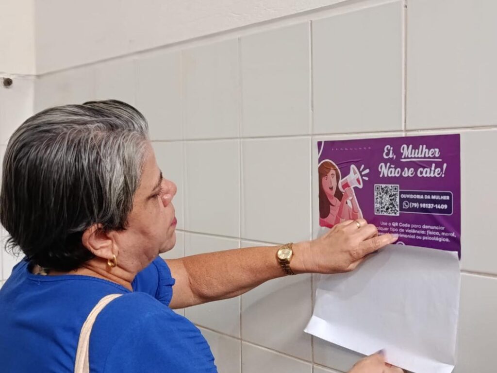 Ei, mulher, não se cale: campanha leva Ouvidoria da Mulher aos terminais e mercados de Aracaju