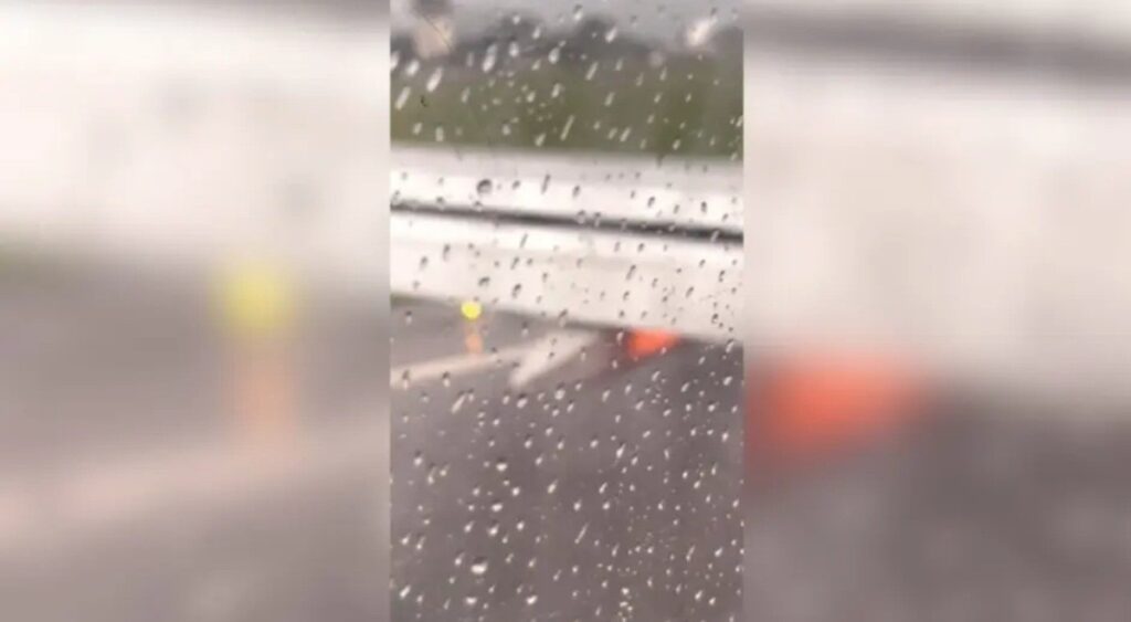 Susto em Florianópolis: Turbina de avião da Latam pega fogo durante decolagem