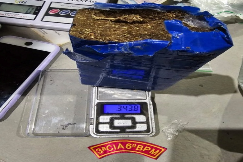 Polícia Militar prende suspeito por tráfico de drogas em Indiaroba