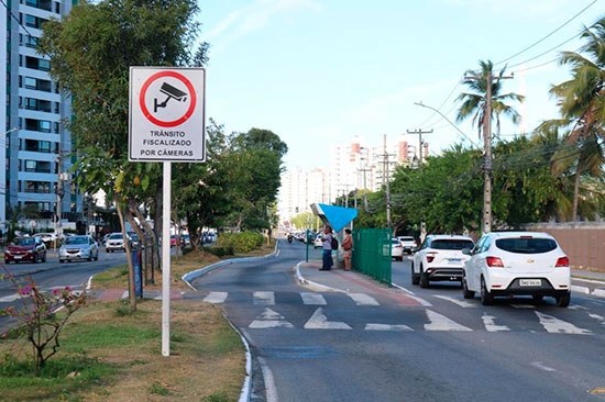 Fiscalização eletrônica dos corredores de ônibus de Aracaju começa neste domingo, 1º de fevereiro