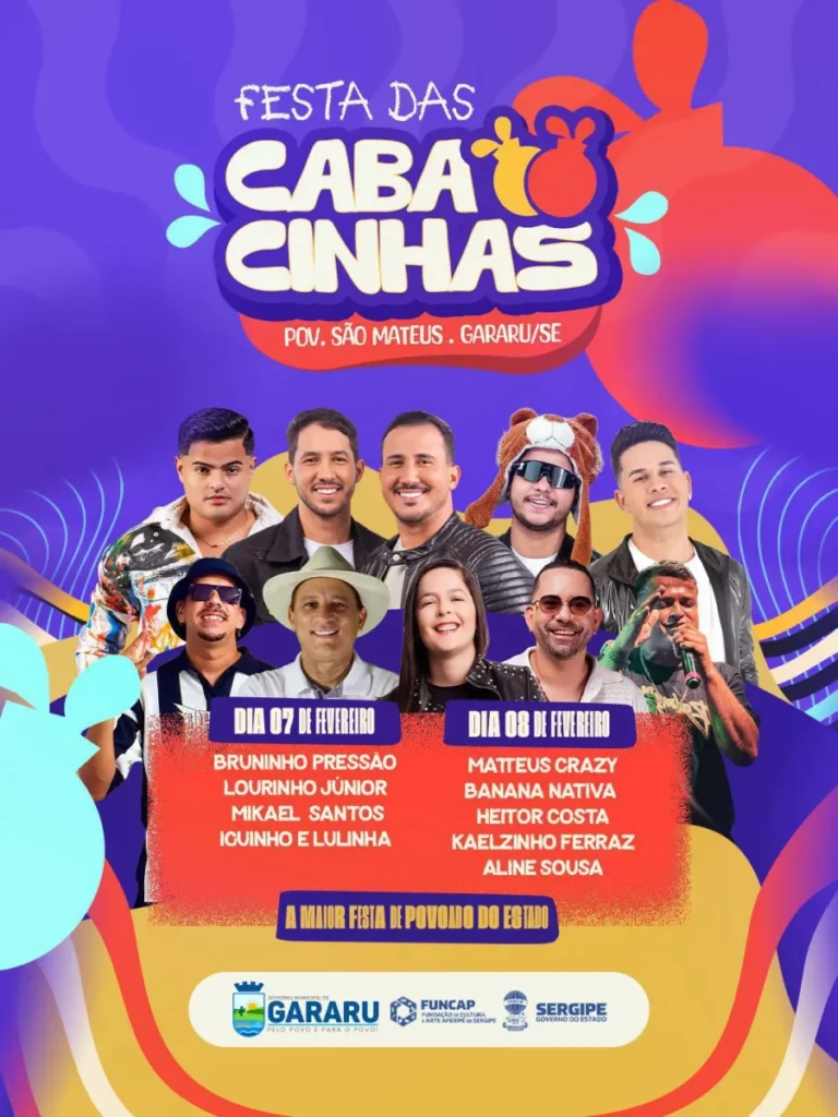 Gararu divulga atrações da Festa das Cabacinhas 2026