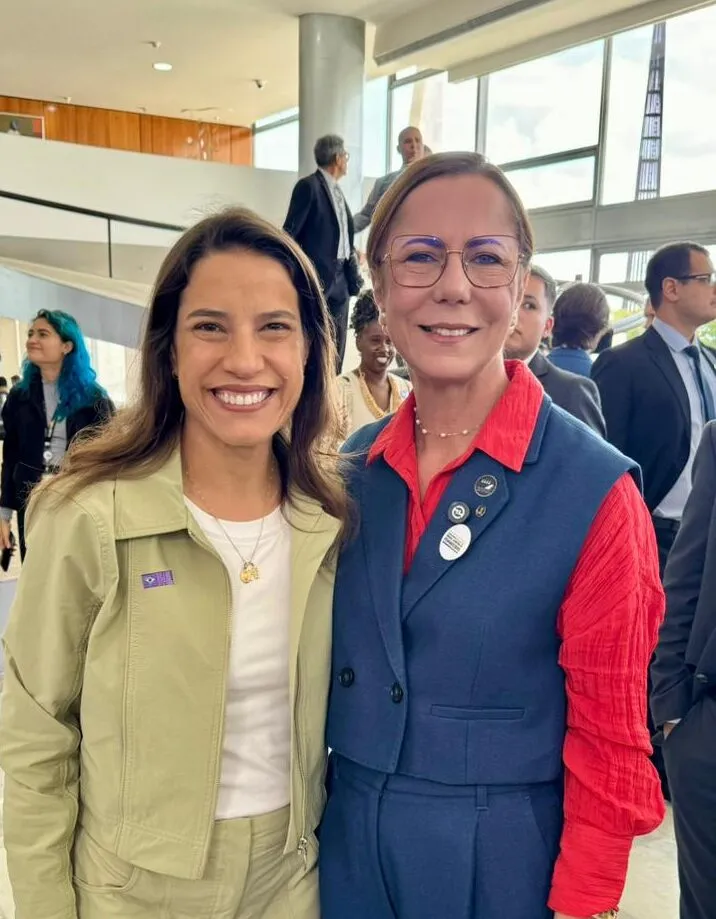 Deputada Delegada Katarina participa do lançamento do Pacto Nacional contra o Feminicídio no Planalto