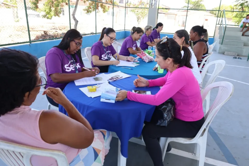 Mutirão do Sesc Sergipe oferece 200 vagas gratuitas no bairro Piabeta