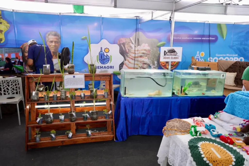 Prefeitura de Socorro exibe potencial da carcinicultura no Sealba Show 2026