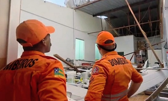 Telhado desaba e restaurante do Sealba Show é interditado em Itabaiana