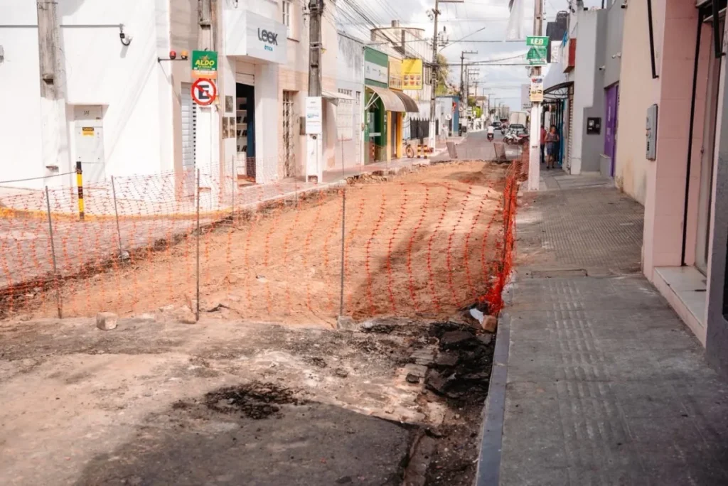 Lagarto inicia revitalização de R$ 1,6 milhão no Centro Comercial