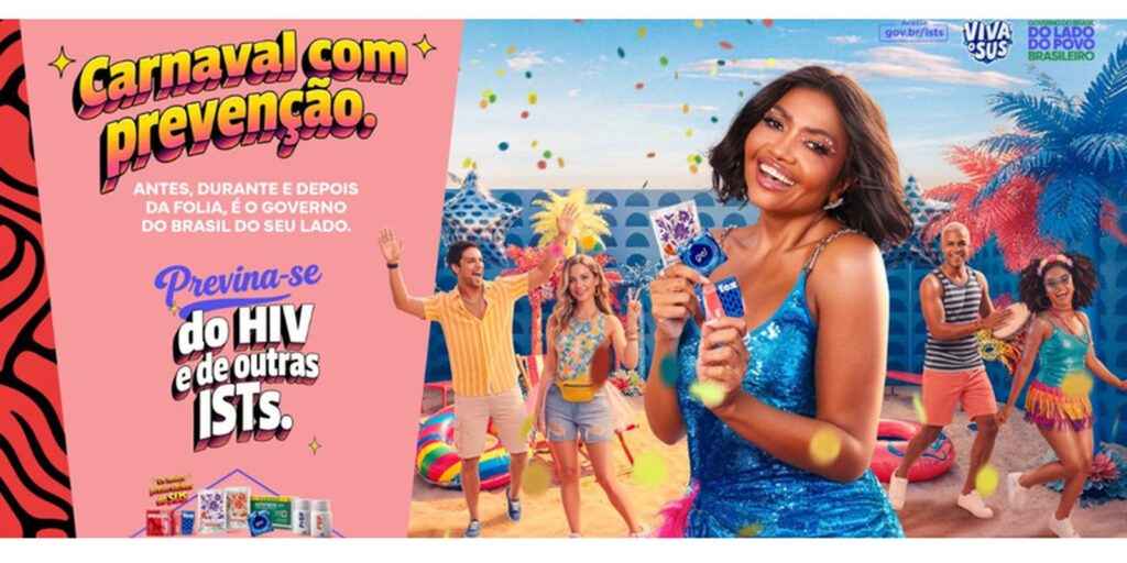 Ministério da Saúde distribui 138 milhões de preservativos e reforça prevenção para o Carnaval