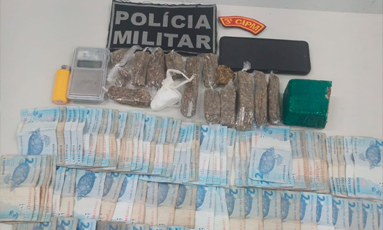 Polícia Militar prende dois homens por tráfico de drogas em Maruim