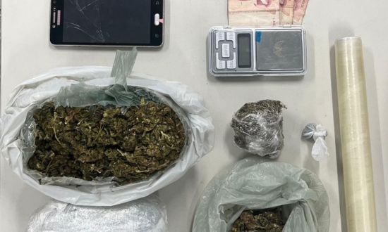 Radiopatrulha detém homem com 550 g de maconha no Bairro Industrial