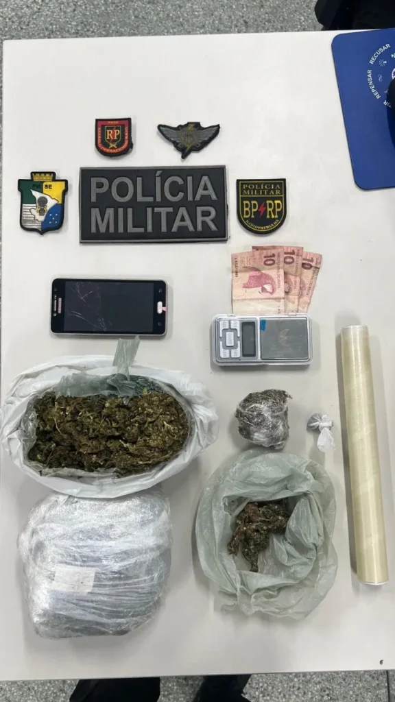 Radiopatrulha detém suspeito de tráfico de drogas no Bairro Industrial