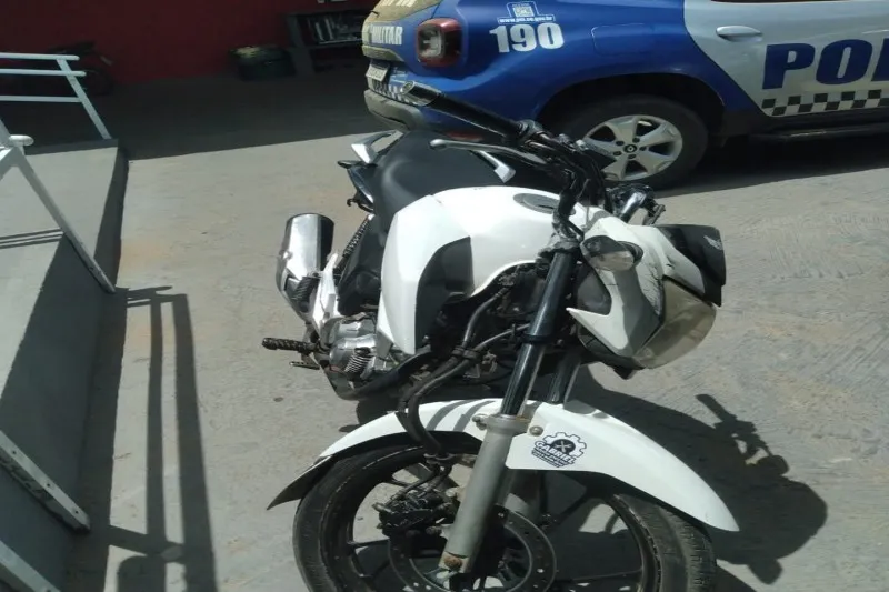 Homem é detido por receptação em São Miguel do Aleixo após ser flagrado com motocicleta irregular