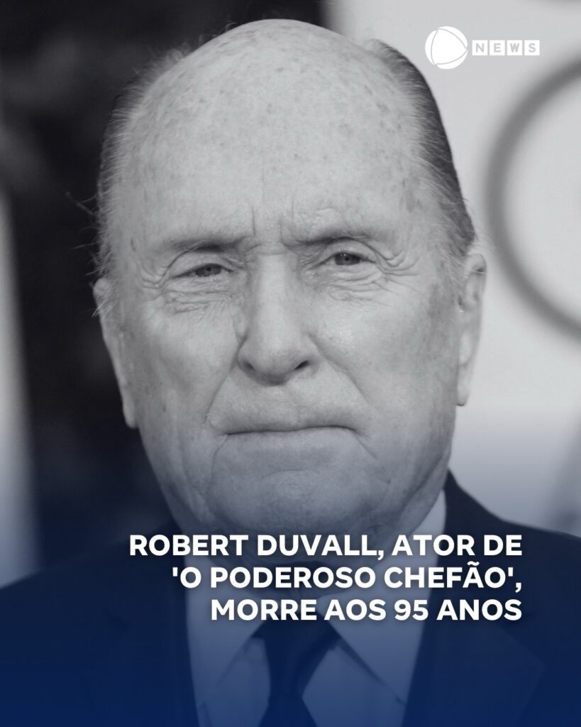 Morre Robert Duvall aos 95 anos