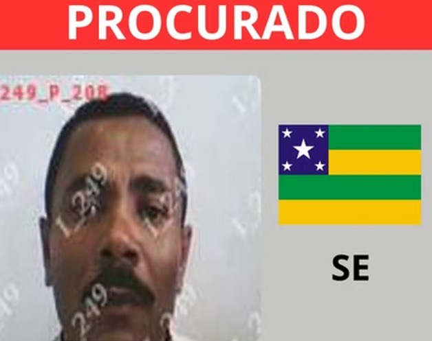 Com ficha extensa de estupro e homicídio, Gisélio Monteiro está entre os foragidos mais procurados do país