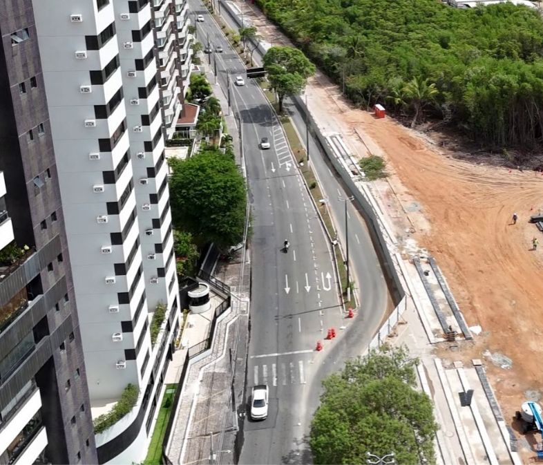 Alterações no tráfego da avenida Beira Mar começam em 19 de fevereiro