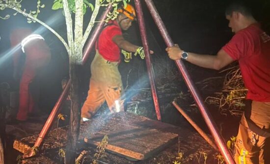 Ossada é localizada no fundo de cisterna em Estância