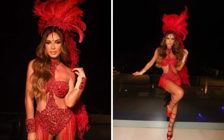 Nicole Bahls se destaca na Sapucaí e vira principal aposta das marcas no Carnaval 2026