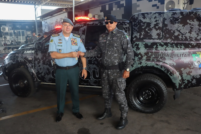 Polícia Militar realiza entrega de viaturas e equipamentos operacionais ao Batalhão de Polícia de Choque