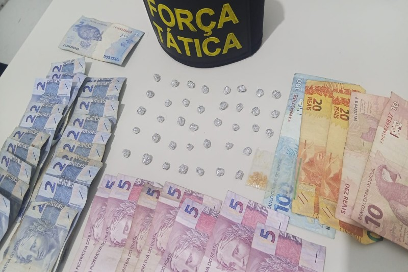 Polícia Militar prende suspeito por tráfico de drogas em Brejo Grande