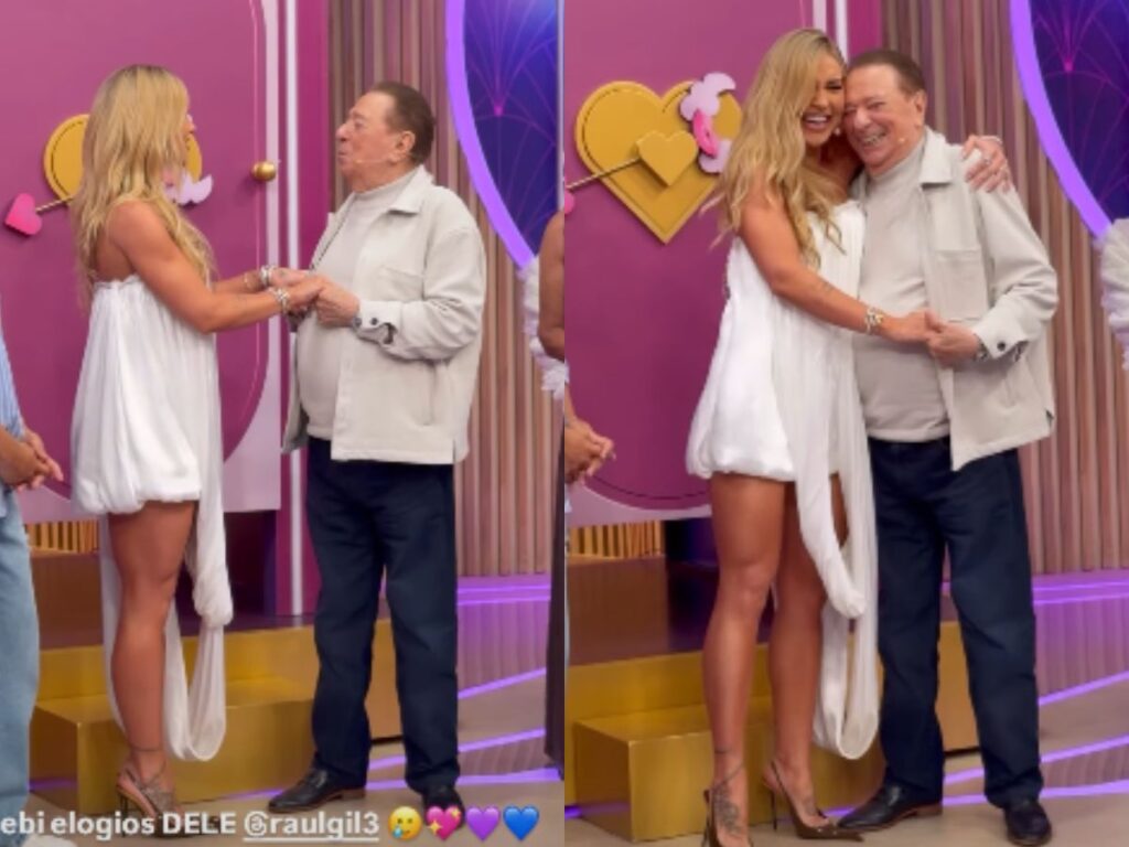 Virginia Fonseca se emociona ao receber elogios de Raul Gil durante gravação final no SBT