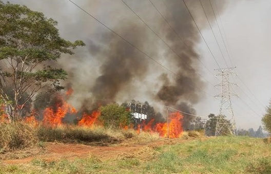 Energisa alerta sobre perigos de queimadas próximas à rede elétrica