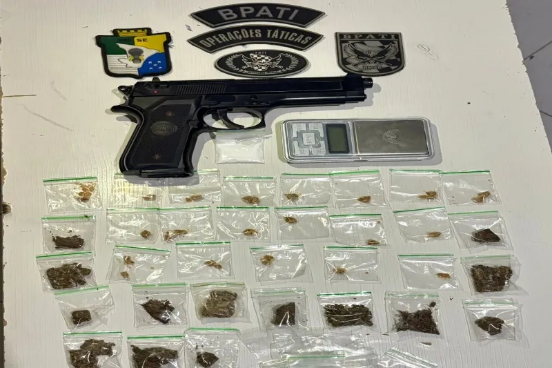 PMSE prende homem suspeito de tráfico de drogas em Capela