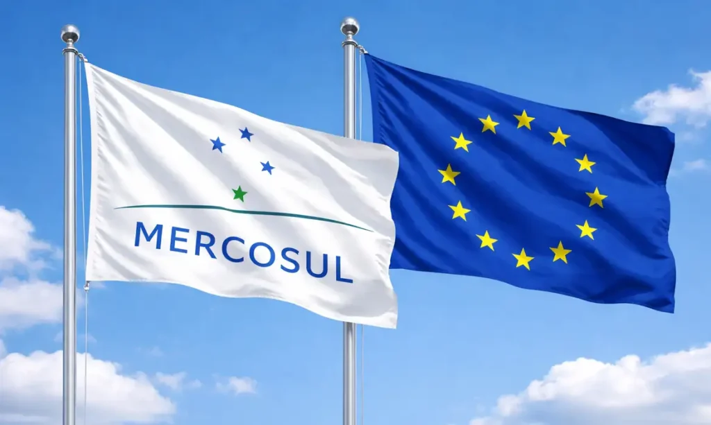 Acordo provisório entre Mercosul e UE passa a vigorar em 1º de maio de 2026, diz governo