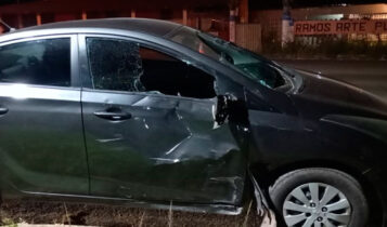 Colisao transversal entre carro e moto deixa dois feridos na SE 270 foto bprv 357x210 1