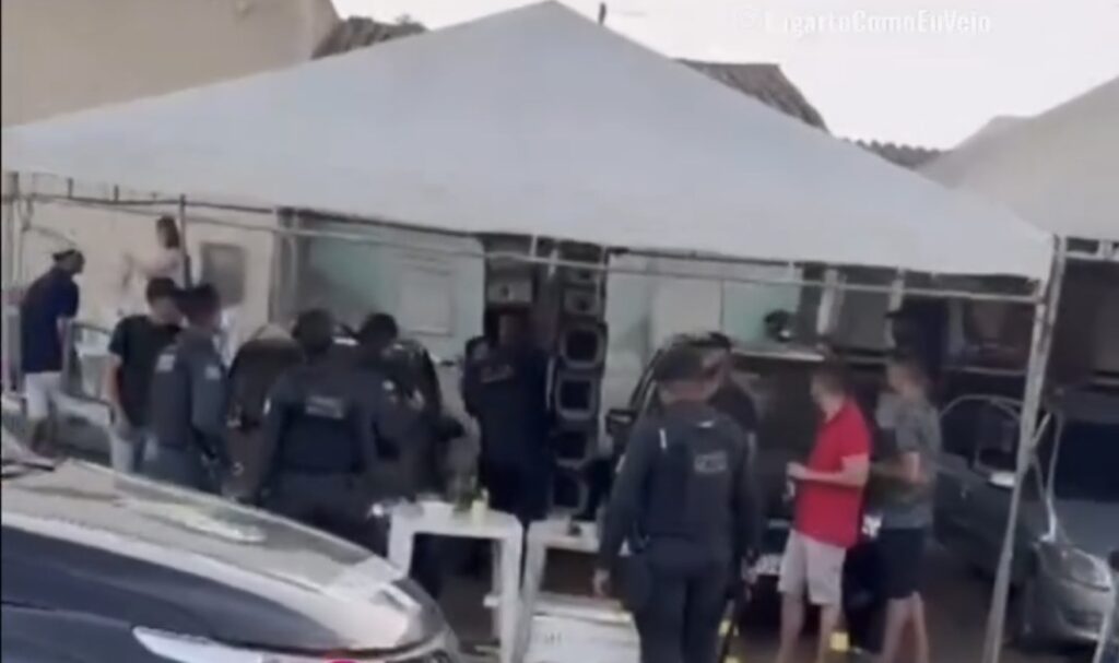 Polícia nega que homem tenha tido braço quebrado durante abordagem de paredão de som, em Itabaiana