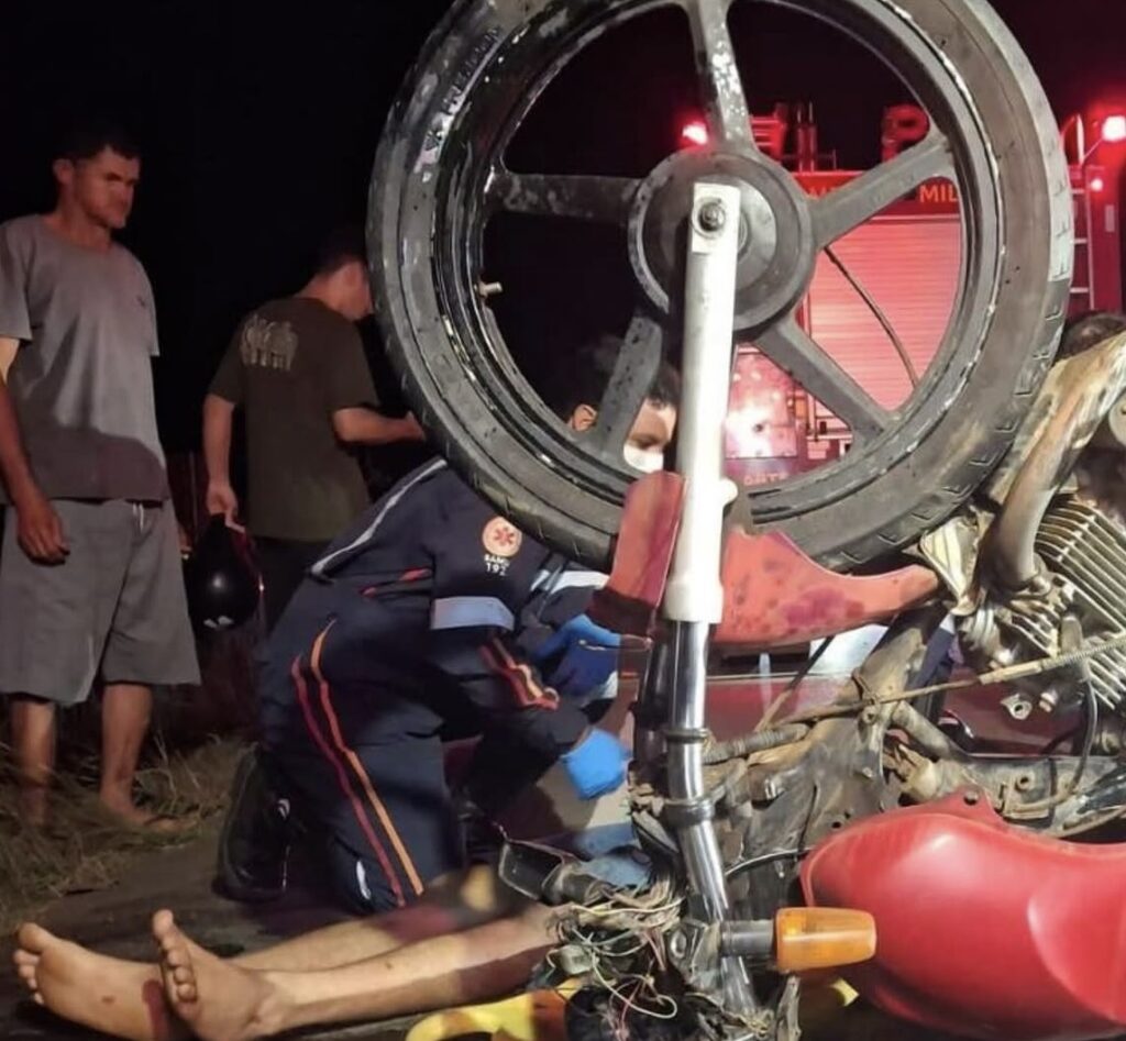 Jovem fica ferido após acidente entre motocicletas em rodovia do interior de Sergipe